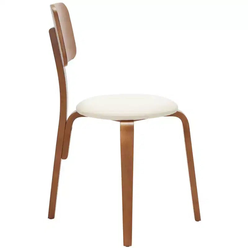 Sedie da pranzo imbottite impilabili, set da 2, stile moderno per casa e ufficio