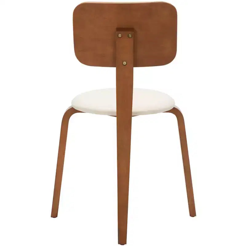 Sedie da pranzo imbottite impilabili, set da 2, stile moderno per casa e ufficio