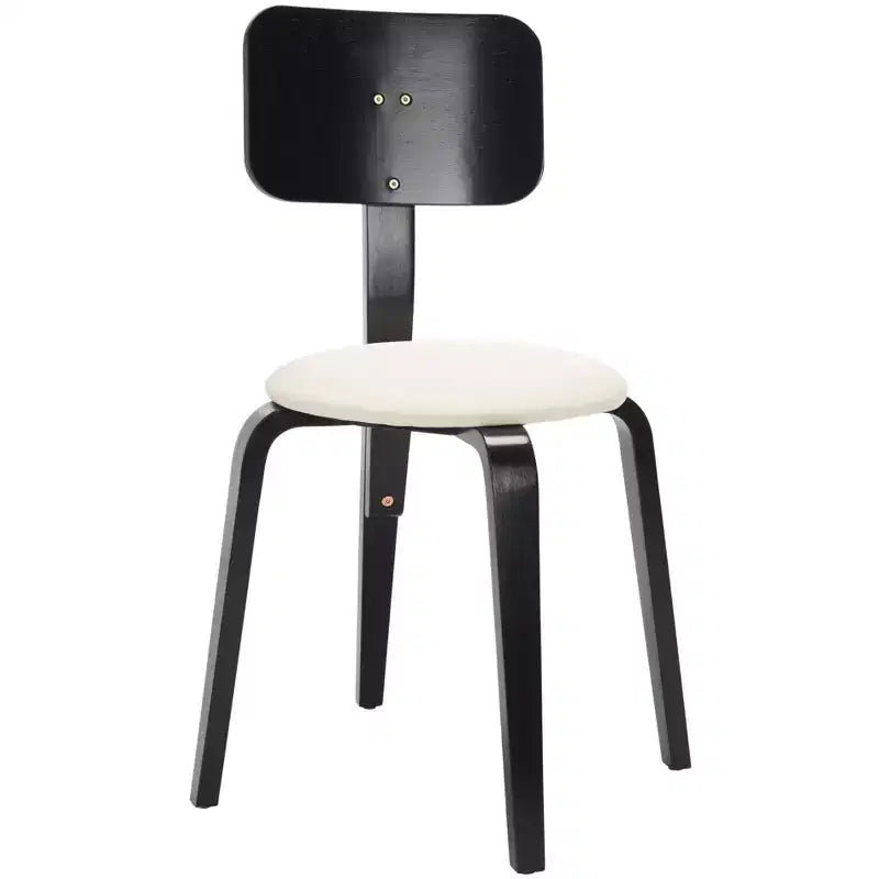 Sedie da pranzo imbottite impilabili, set da 2, stile moderno per casa e ufficio