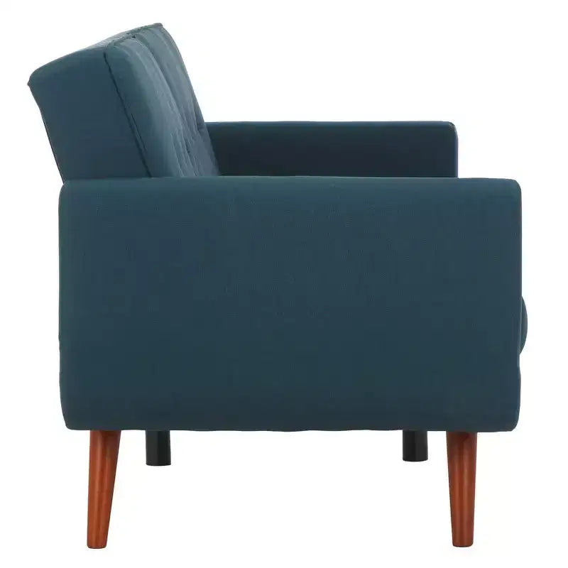 Divano Letto Futon Pieghevole, Salvaspazio Trasformabile, Design Moderno per Soggiorno