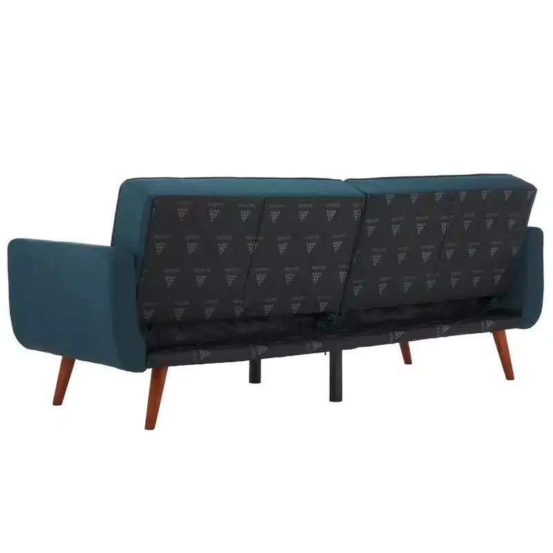Divano Letto Futon Pieghevole, Salvaspazio Trasformabile, Design Moderno per Soggiorno