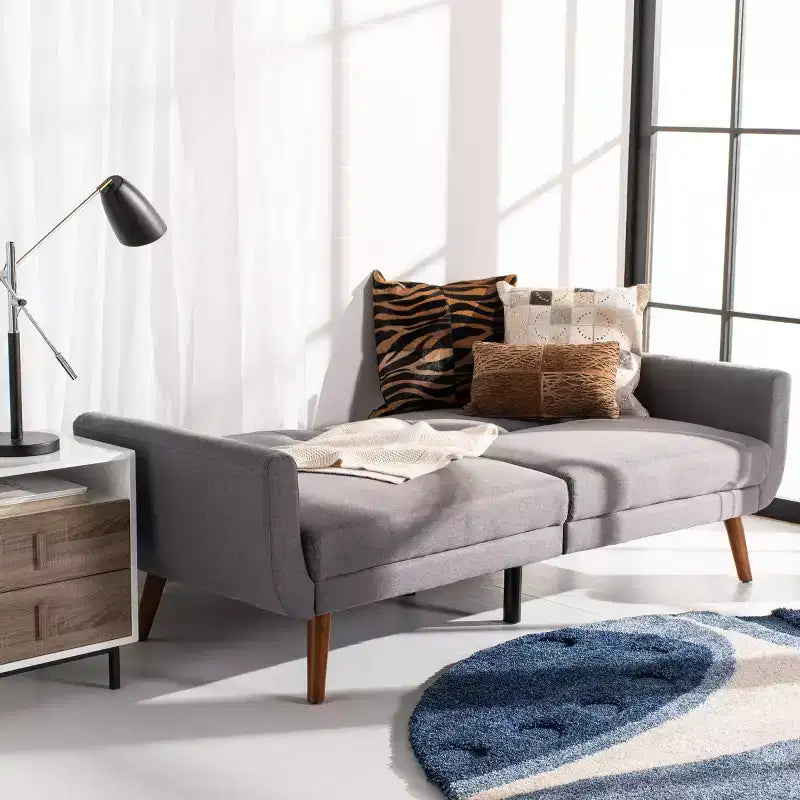 Divano Letto Futon Pieghevole, Salvaspazio Trasformabile, Design Moderno per Soggiorno
