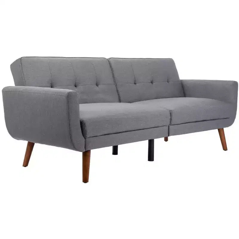 Divano Letto Futon Pieghevole, Salvaspazio Trasformabile, Design Moderno per Soggiorno
