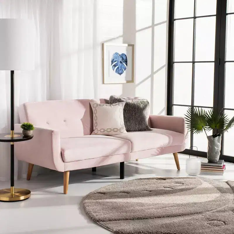 Divano Letto Futon Pieghevole, Salvaspazio Trasformabile, Design Moderno per Soggiorno