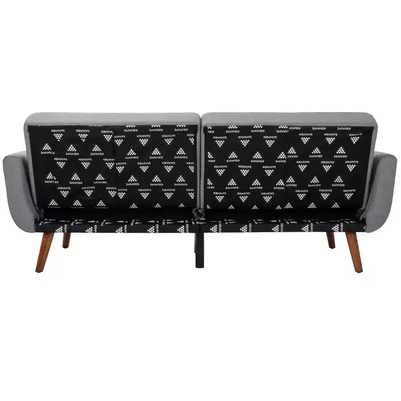 Divano Letto Futon Pieghevole, Salvaspazio Trasformabile, Design Moderno per Soggiorno
