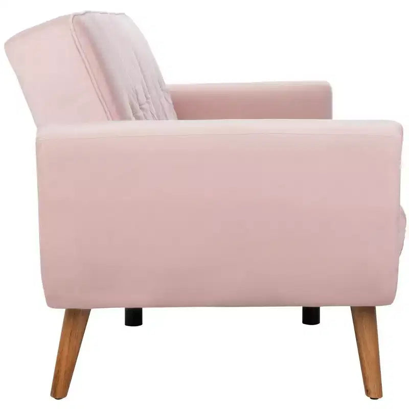 Divano Letto Futon Pieghevole, Salvaspazio Trasformabile, Design Moderno per Soggiorno