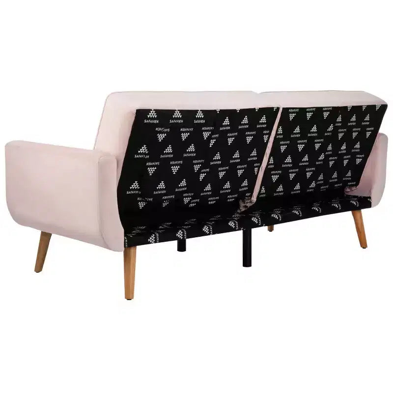 Divano Letto Futon Pieghevole, Salvaspazio Trasformabile, Design Moderno per Soggiorno