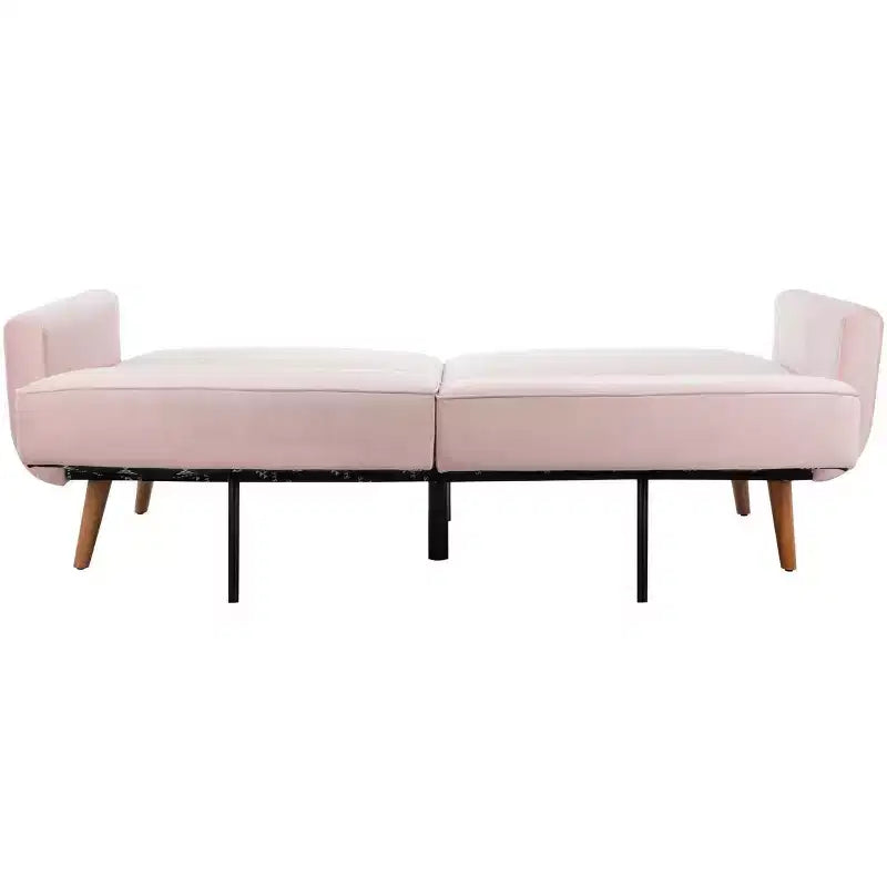 Divano Letto Futon Pieghevole, Salvaspazio Trasformabile, Design Moderno per Soggiorno