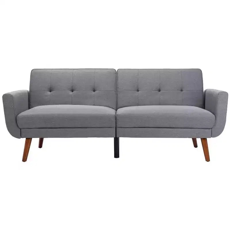 Divano Letto Futon Pieghevole, Salvaspazio Trasformabile, Design Moderno per Soggiorno