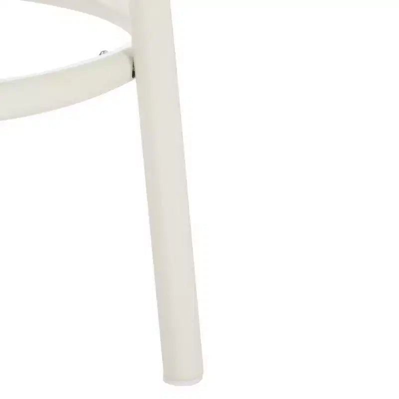 Sgabello da bancone, marrone naturale e bianco, sedia da bar moderna per cucina e sala da pranzo